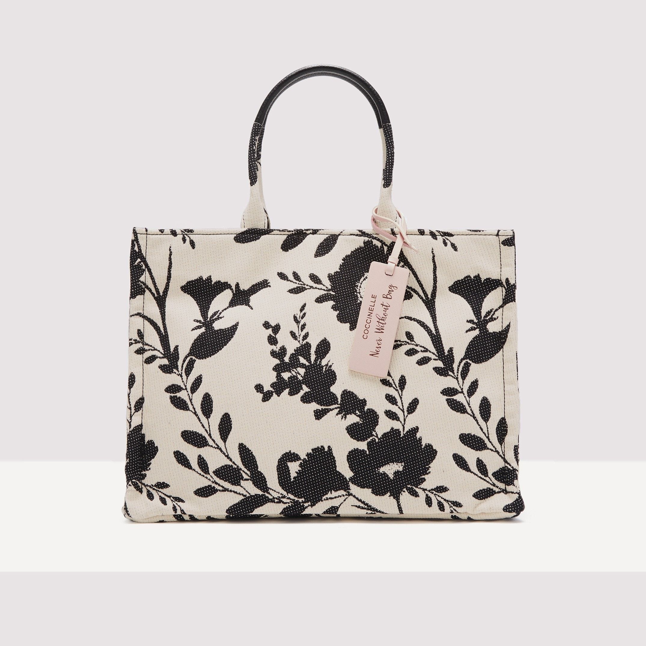 Coccinelle Never Without Bag Flower Jacquard Medium