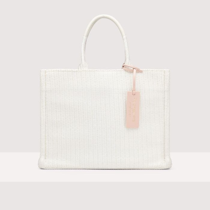 Never Without Bag Cross Straw Monocolor Medium Coccinelle