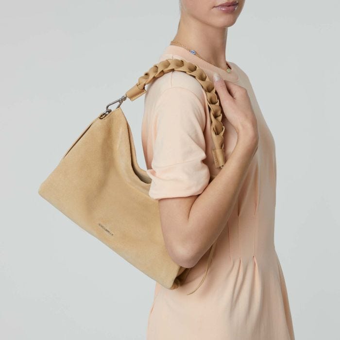 Coccinelle keyla suede hobo bag on sale
