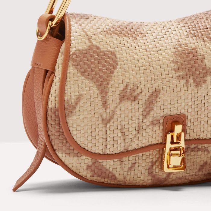Coccinelle Magie Straw shadow print Mini