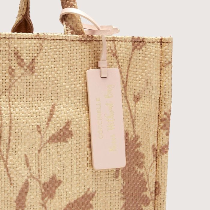 Never Without Bag Straw Shadow Print Medium | Coccinelle®