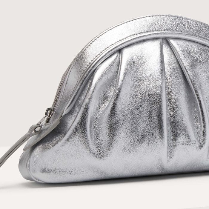 Pochette argento coccinelle clearance