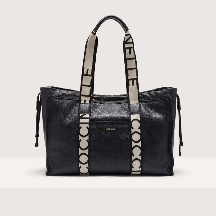 Coccinelle tote bag in leather outlet